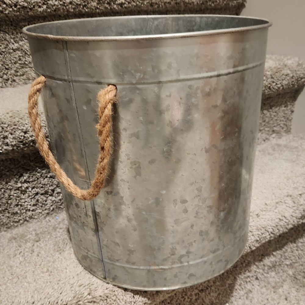 Large Galvanized Pail